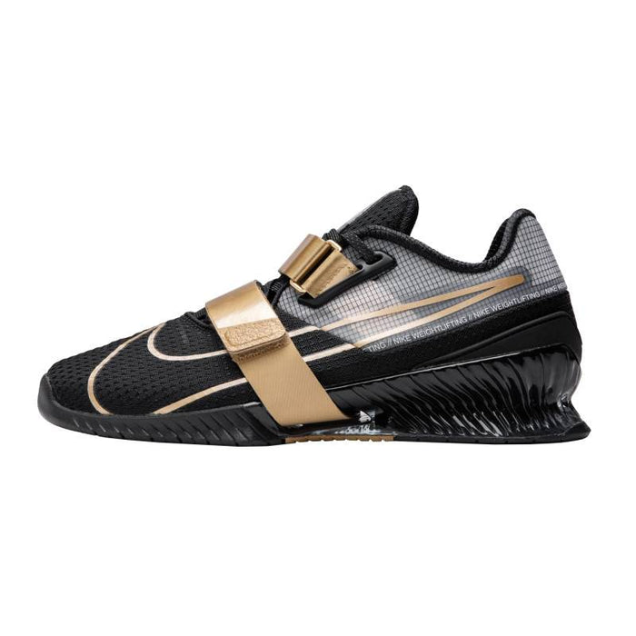 Nike Romaleos 4 - Black/Metallic Gold-White - B-GRADE - SIZE UK10 ONLY