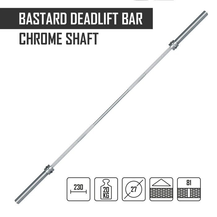 Bastard Deadlift Bar - Nickle Plated Shaft