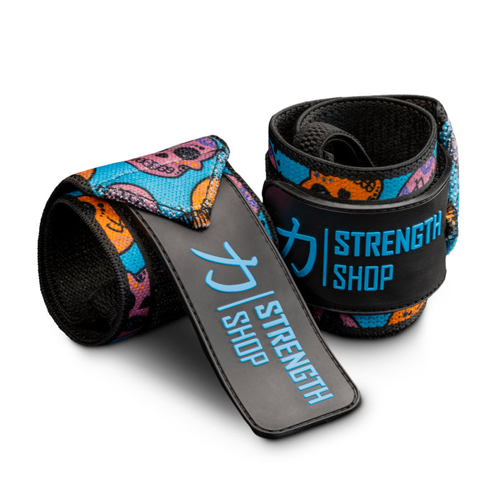 Zeus Wrist Wraps - Skull - IPF Approved