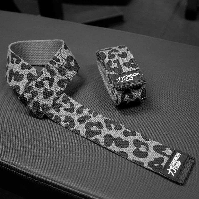 Originals Lifting Straps, Dark Leopard - Cotton