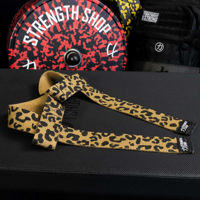 Originals Lifting Straps, Leopard - Cotton