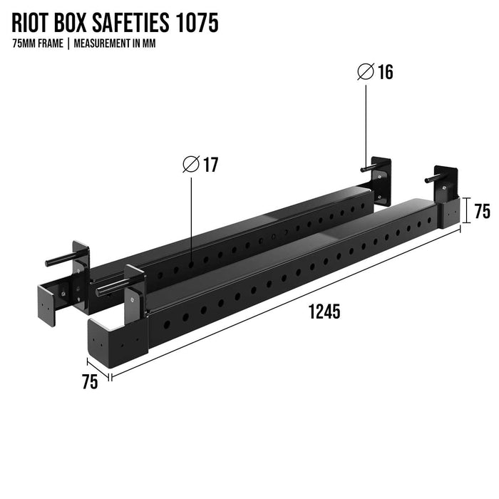 Riot MRR | Box Safeties – 1075, Pair