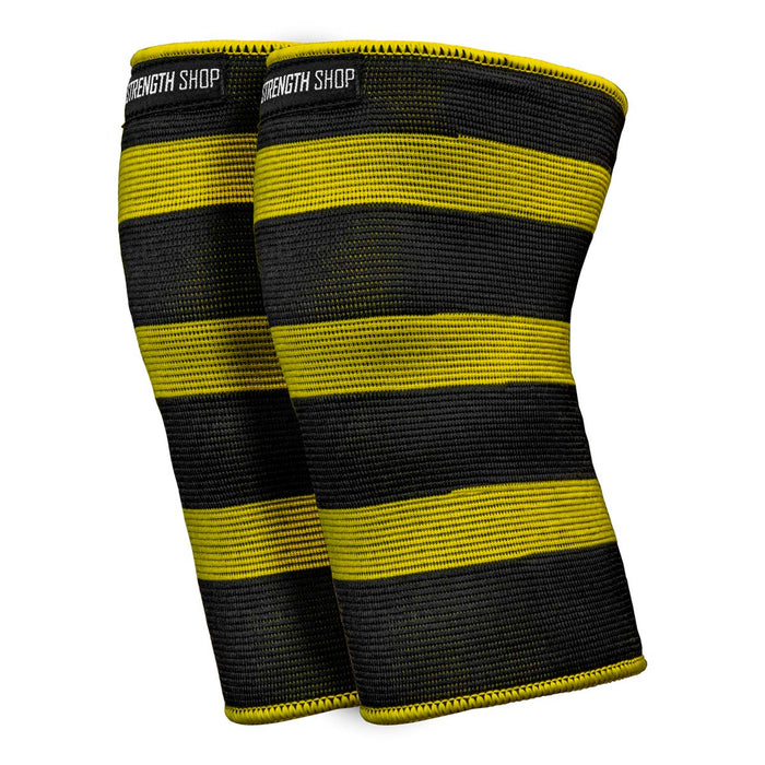 Double Ply Thor Knee Sleeves - Yellow/Black