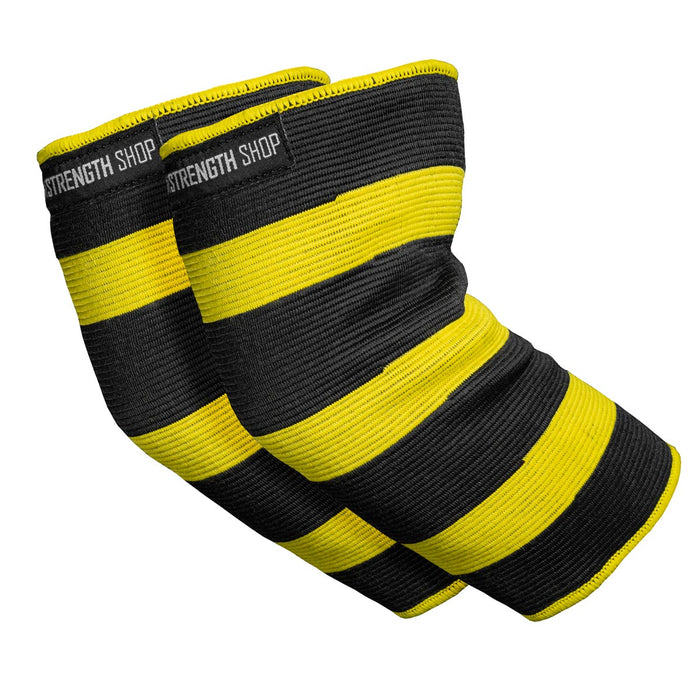 Double Ply Thor Elbow Sleeves - Yellow/Black